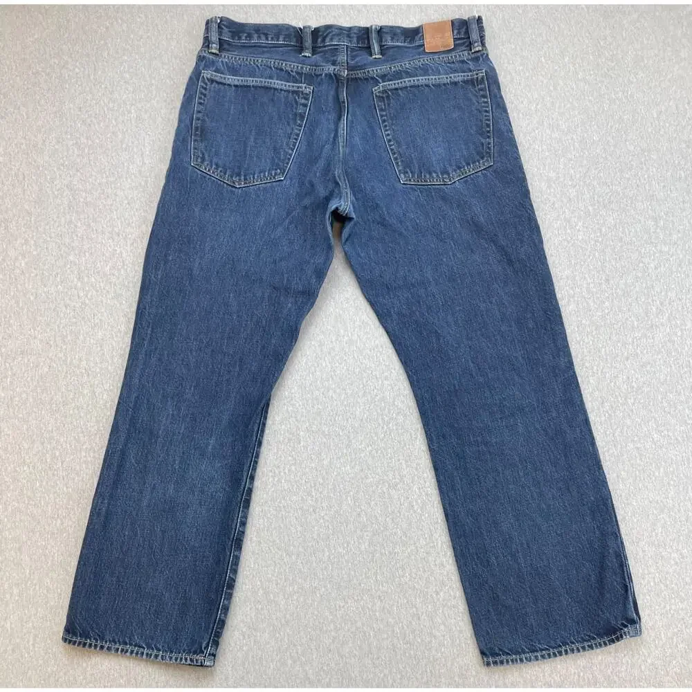 Gap 1969 Jeans Mens 36 x 30 Blue 100% Cotton Ringspun Denim Standard Straight